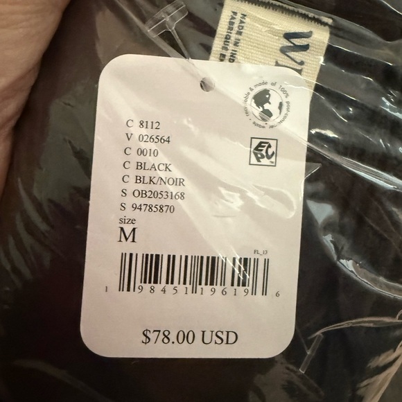 Free People We The Free Hope POINTELLE Henley Charcoal Black Top NWT M L XL - Picture 10 of 15